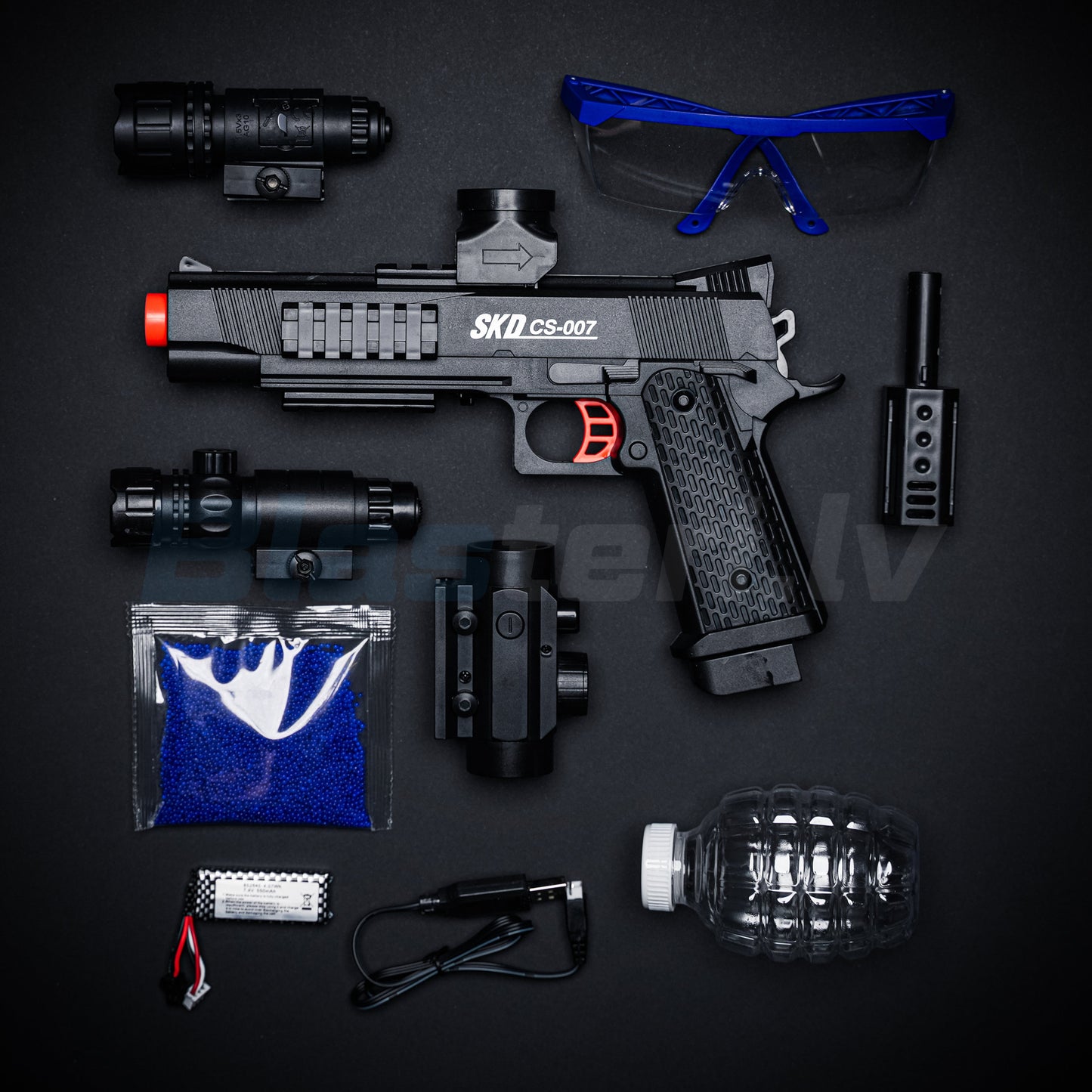 M1911 Gēla Blasteris – Melns (Dāvana - 11 000 Lodīšu)