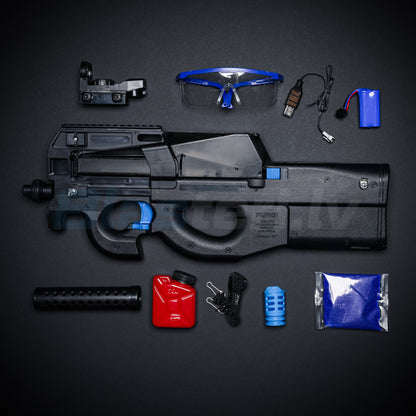 P90 Gēla Blasteris – Melns (Dāvana - 11 000 Lodīšu)