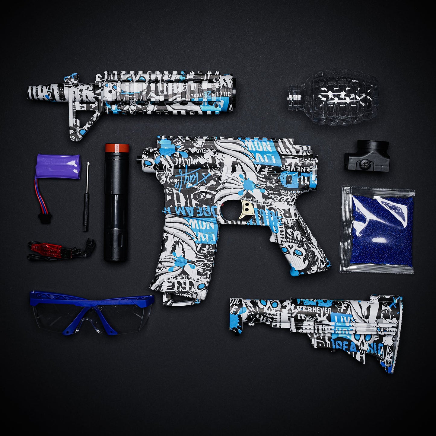 M416 Gēla Blasteris – Zils (Dāvana +11 000 Lodīšu)